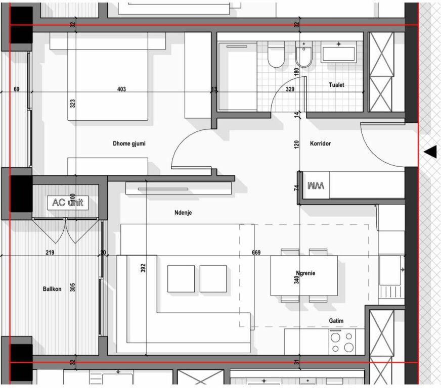 ✨ SHITET APARTAMENT ELITAR 1+1 – Tirana Boulevard, Bulevardi i Ri ✨