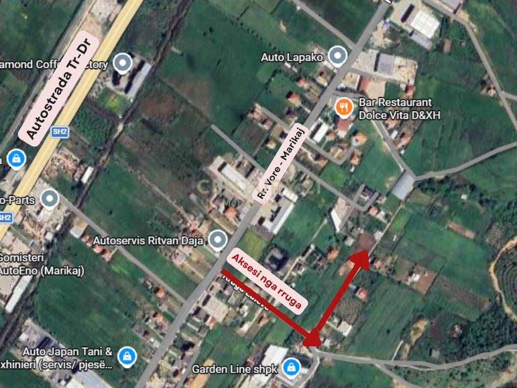 LAND FOR SALE – INDUSTRIAL AREA VORË