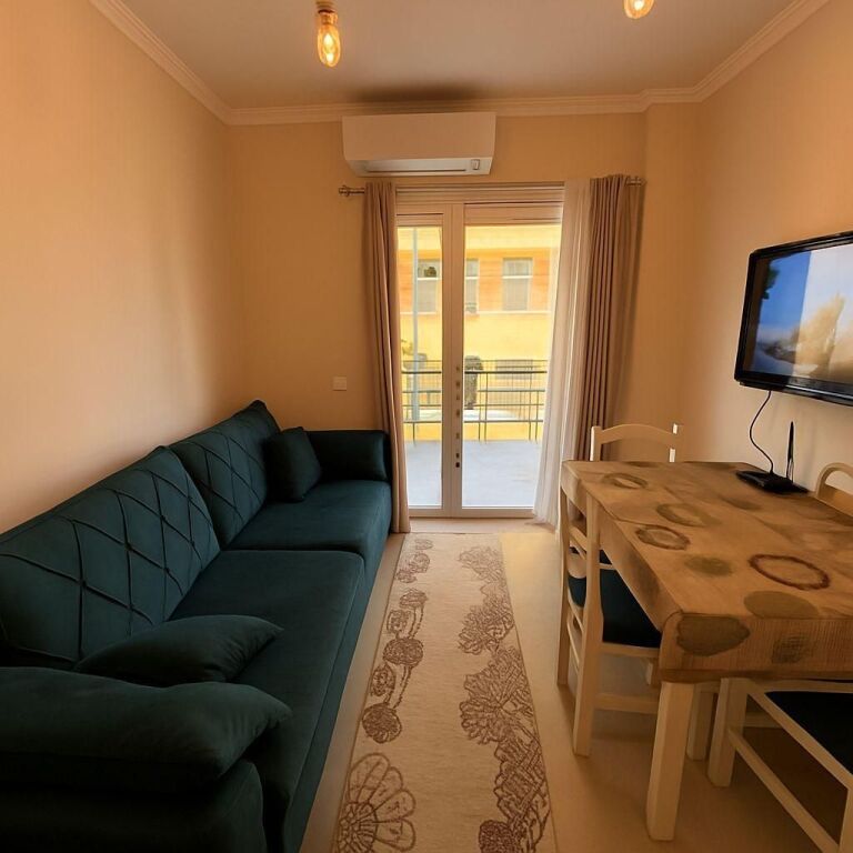Jepet me qera apartament 1+1 – Plazh, Durrës (Rrota e Kuqe)