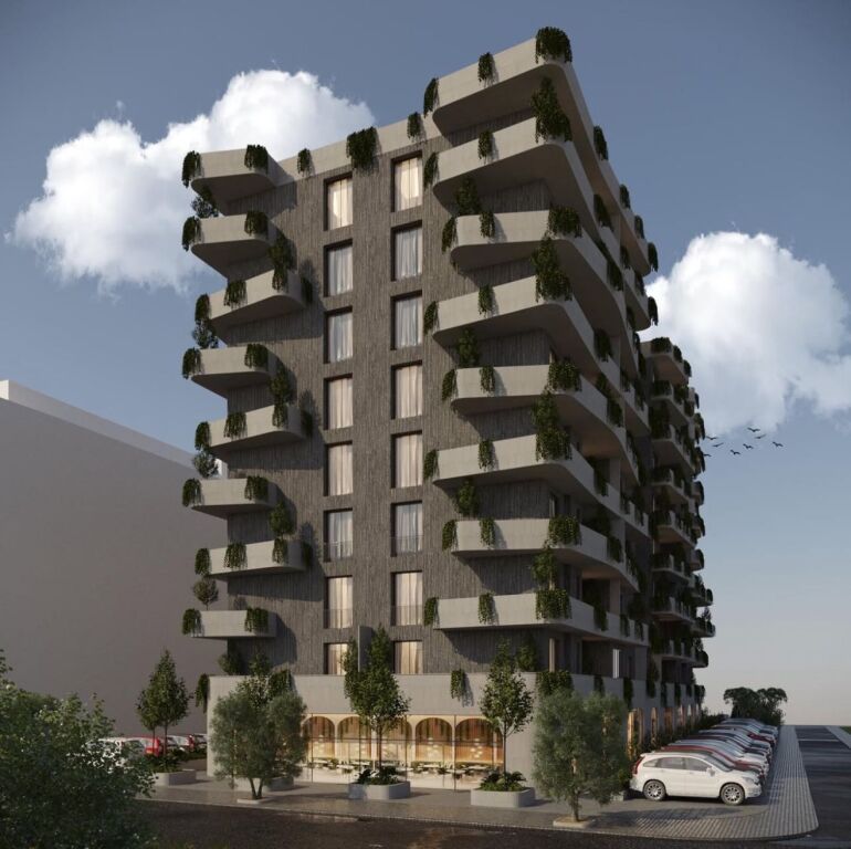 Shitet apartament 2+1+ verande ne Kamez