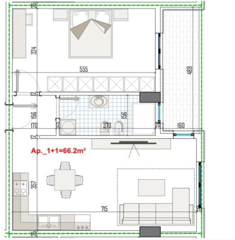 Super Offer! 1+1 Apartment in Paskuqan | With Financing Options! 92,000 €