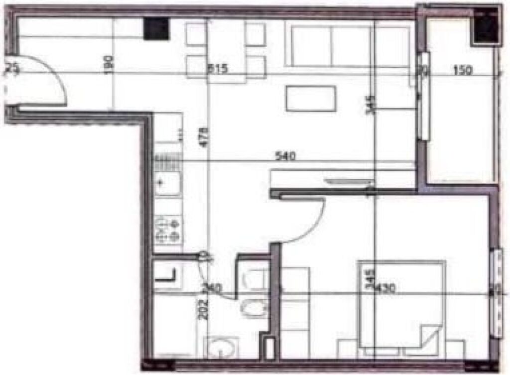 Appartamento 1+1 in vendita presso Aluna Residence a Paskuqan.