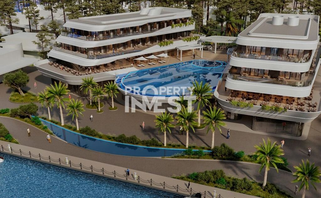 Apartment 1+1 for sale Porto Lalzi, Lalezit Bay