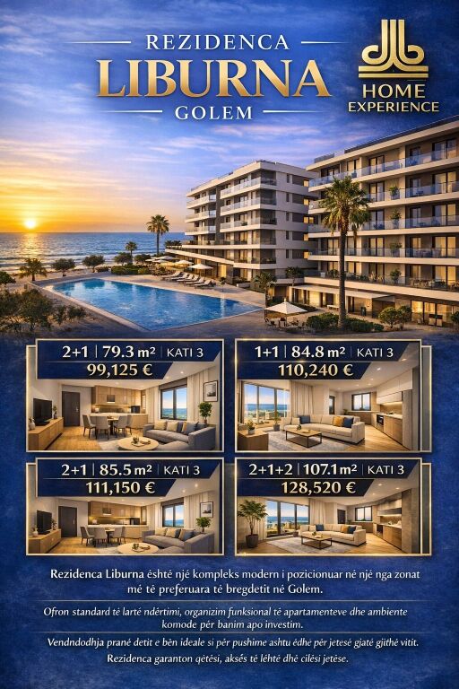 Rezidenca Liburna – Golem Shesim Apartamente