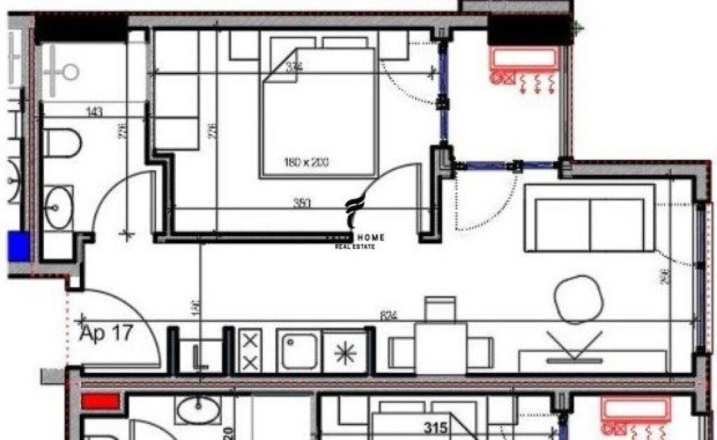 SHITET APARTAMENT 1+1 RRUGA KAVAJES 105.000EURO FH-65099