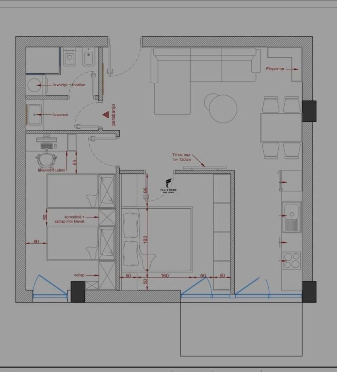 FOR SALE APARTMENT 2+1 ALI DEMI 132,000 EURO FH-65125