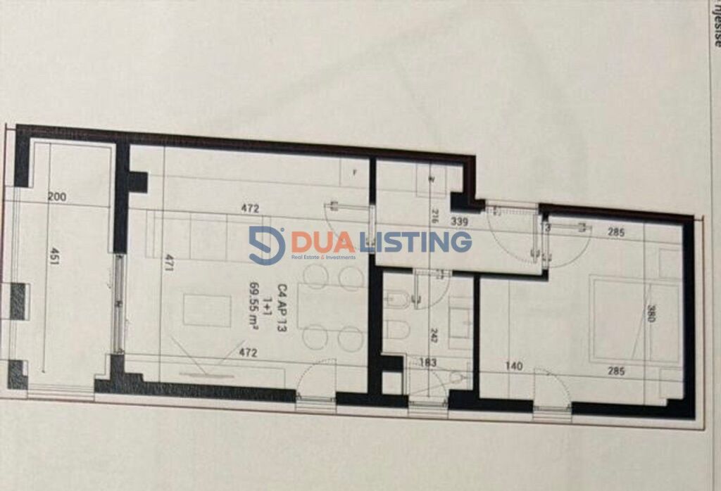 Vendiamo appartamento 1+1 presso Sun Palasë Residence!