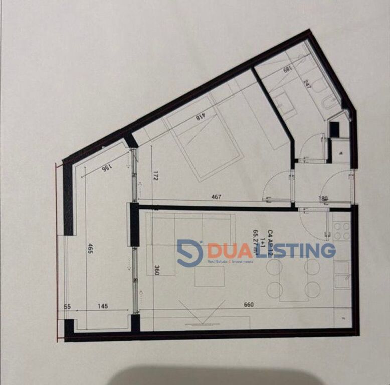 Vendiamo appartamento 1+1 presso Sun Palasë Residence!!