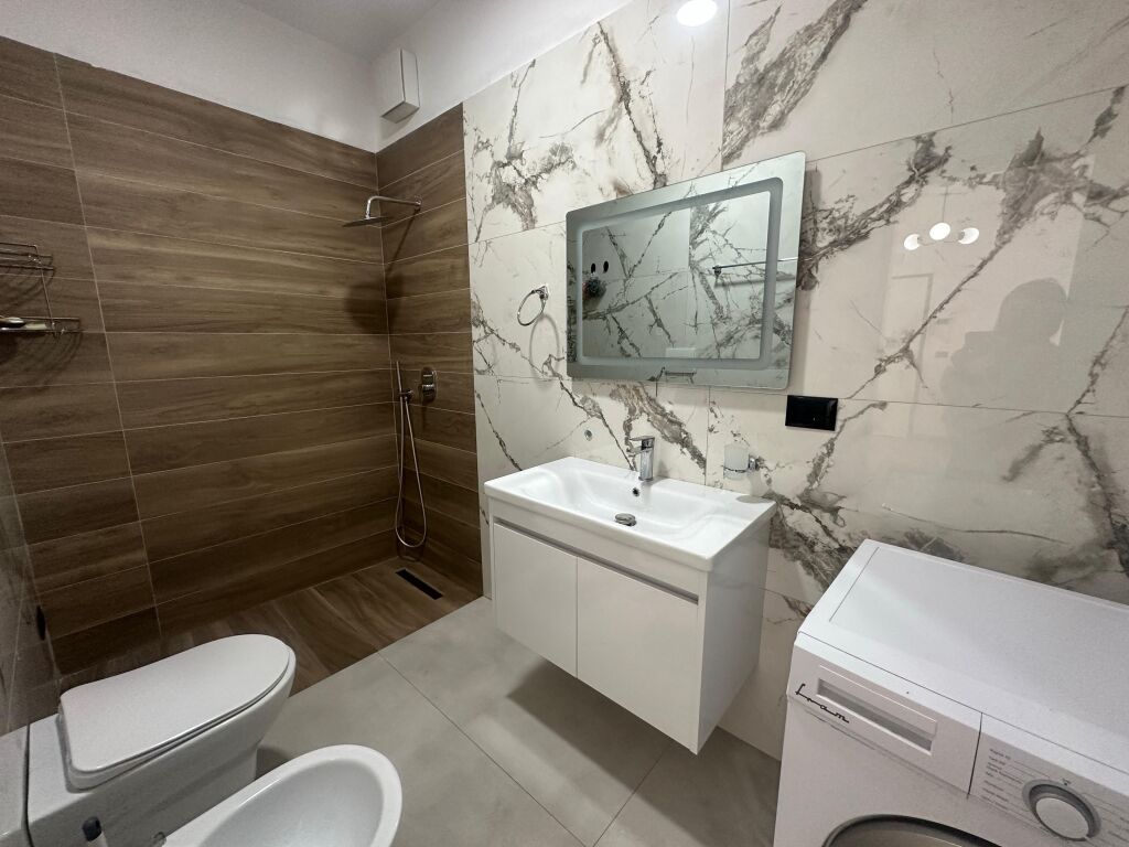 Apartment 1+1 With Veranda+Parking Spot for Rent in Teg