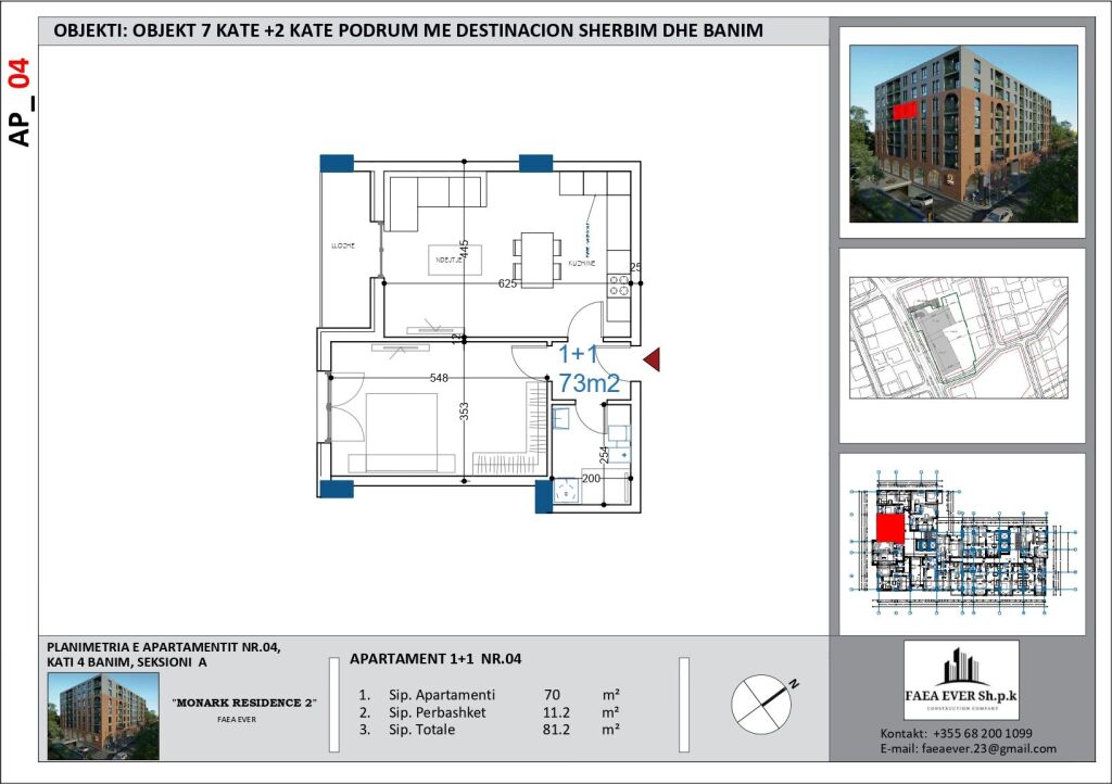 APARTAMENT 1+1 NE UNAZEN E RE PASKUQAN!