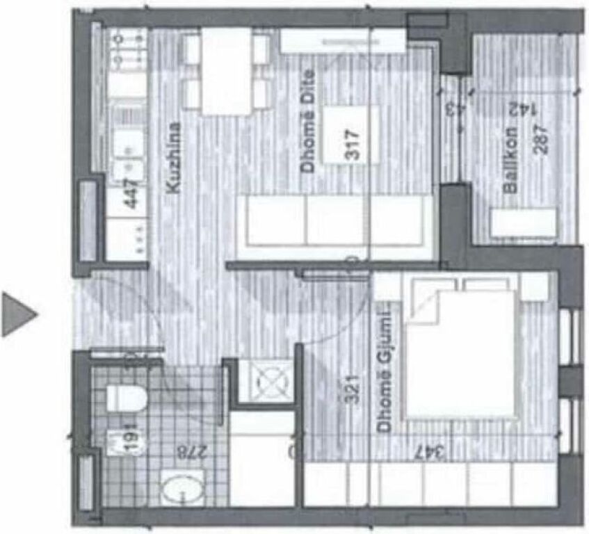 📣 SHITET Apartament 1+1 📍 Univers City Residence, Prane QTU ✨