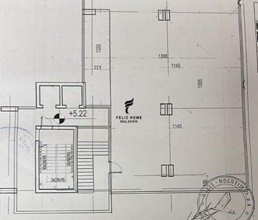 ZYRE ME QERA 240 M2 RRUGA E DIBRES 250.000 LEKE FH-65283