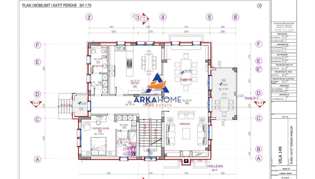 VILLA 3 PIANI "ROLLING HILLS" IN VENDITA 1.900.000 EURO