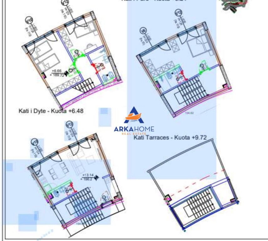 IN VENDITA TRIPLEX 3+1+VERANDA " KODRA E DIELLIT 2" 300.000 EURO