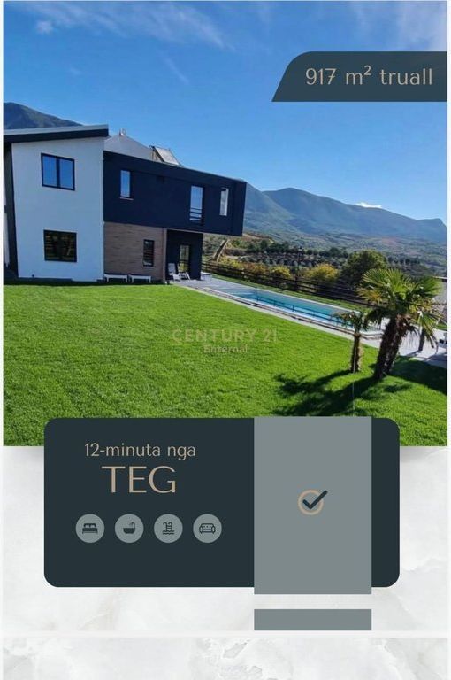 Shitet vilë private me pishinë pranë TEG