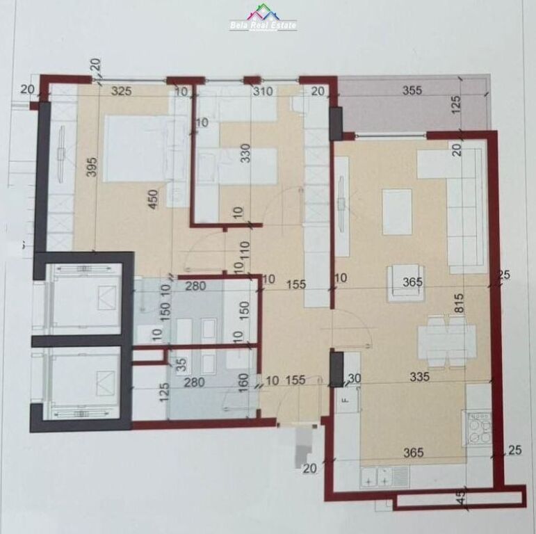 Appartamento In Vendita 2+1 a Kinostudio (ID B120820) Tirana