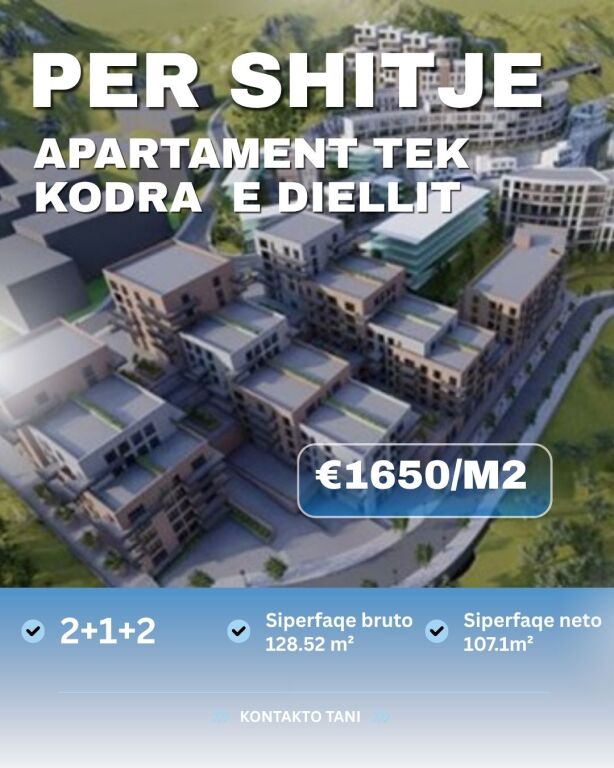 Appartamento 2+1+2 in vendita Kodra e Diellit