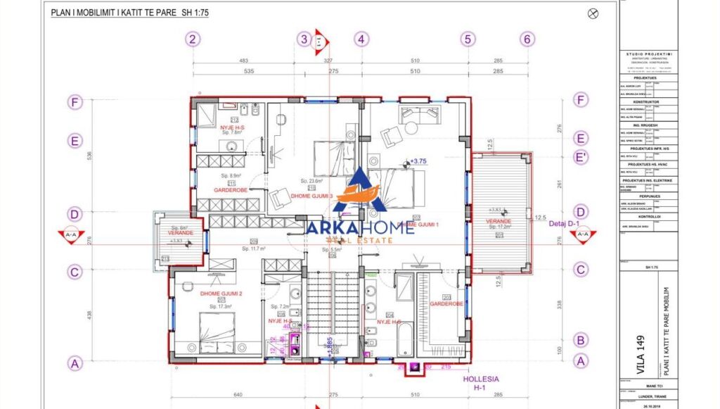 VILLA 3 PIANI "ROLLING HILLS" IN VENDITA 1.900.000 EURO