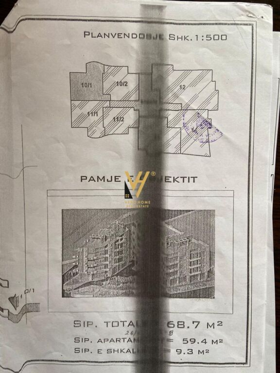 FOR SALE APARTMENT 1+1+BLK AT COLD WATER, VLORE 15,800,000 LEKE