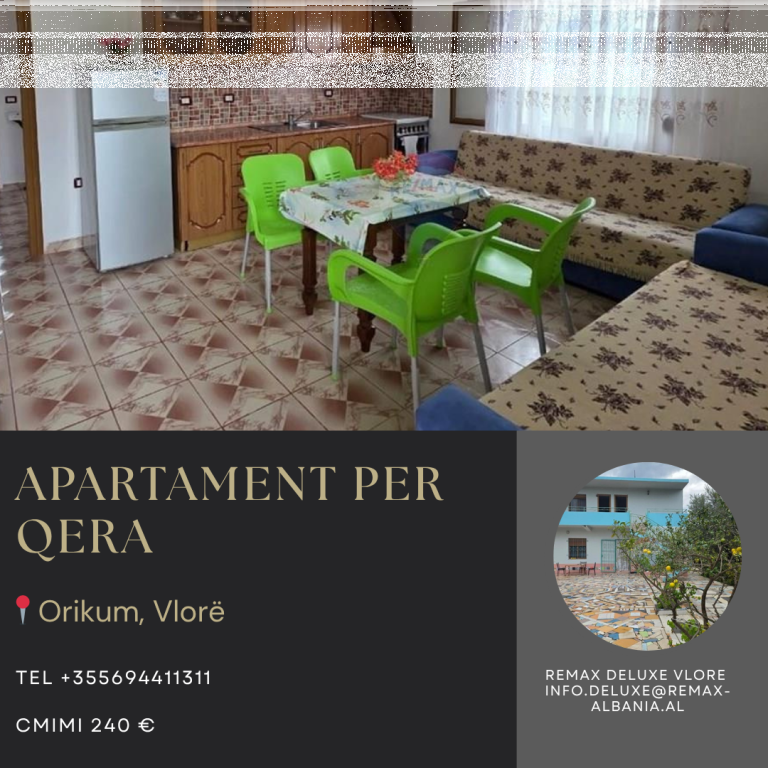 🌊 Appartamento 1+1 in affitto a Orikum