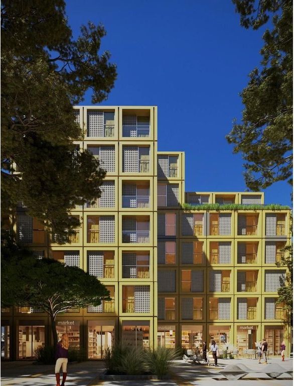 SHITET APARTAMENT 1+1 NE UNAZE PERBALLE DISPANSERISE