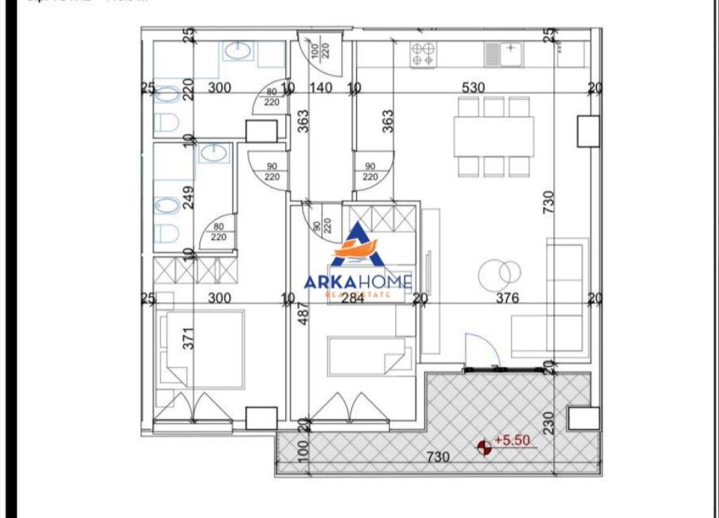 VENDESI 2 APPARTAMENTI 2+1+BALCONE "VIA DRITAN HOXHA, COMPLESSO AURA" 187.000 EURO