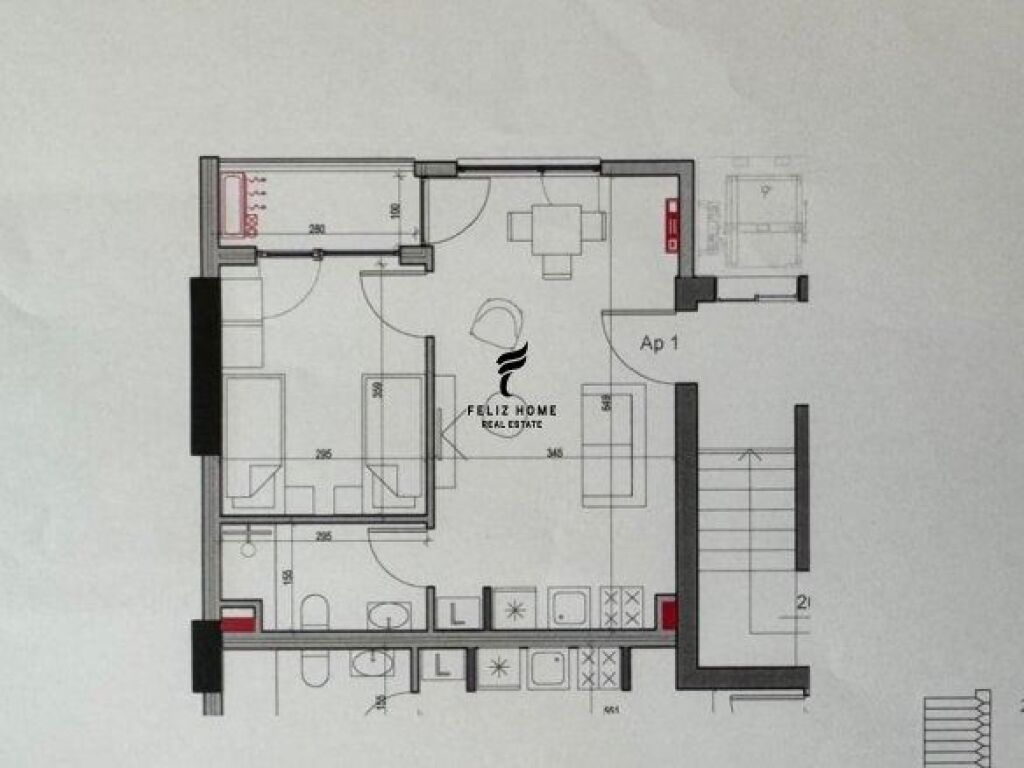 SHITET APARTAMENT 1+1 RRUGA E KAVAJES 120.000 EURO FH-65742