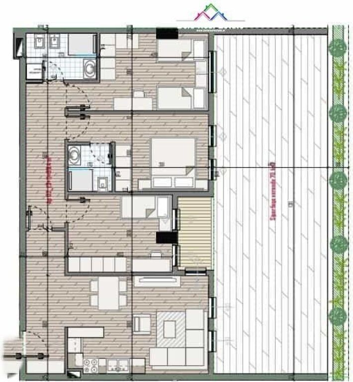 Apartament Per Shitje 3+1 Tek Univers City ( ID B130112) Tirane