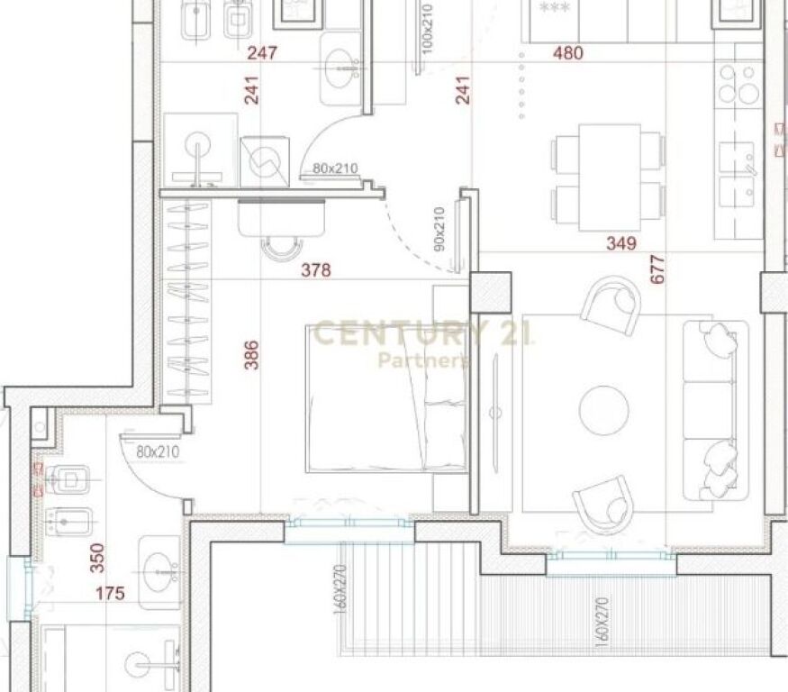 Apartment 1+1+2 for sale