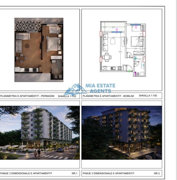 Apartament 1+1 tek ERDIAR Residence