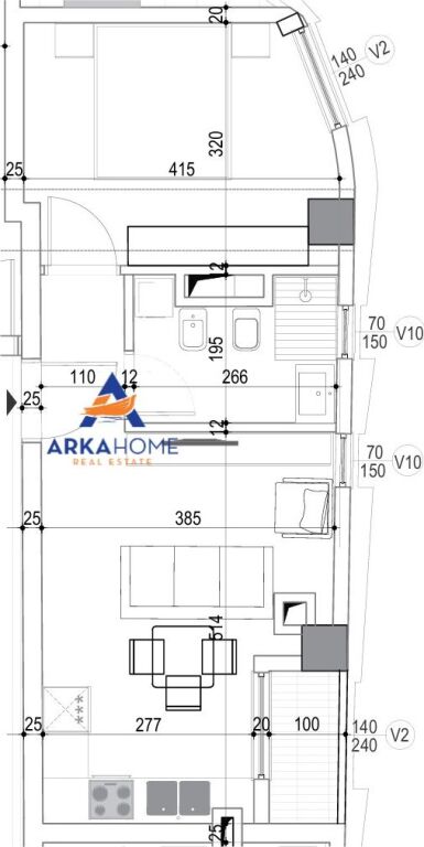 VENDESI APPARTAMENTO 1+1+BALCONE "KOMUNA E PARIGI" 198.640 EURO