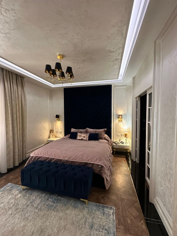 📍For Rent SUPER Apartment 2+1 with spacious areas, located in one of the most elite residences of Tirana at the Delijorgji Complex.