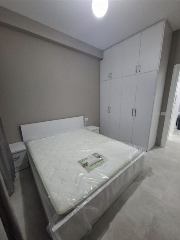 FOR RENT APARTMENT 1+1 📍 Bedri Karapici Street, next to Milo 2000 (opposite Birra Tirana) 🏢 Residence “Henke”  • Area: 60 m² • 6th floor (south facing) • New building, newly completed • Furnished, never lived in before  💰 Price: 57,000 lek/month