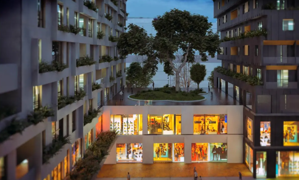 Apartment 1+1 for sale at Square 21, in the 21 Dhjetorit area