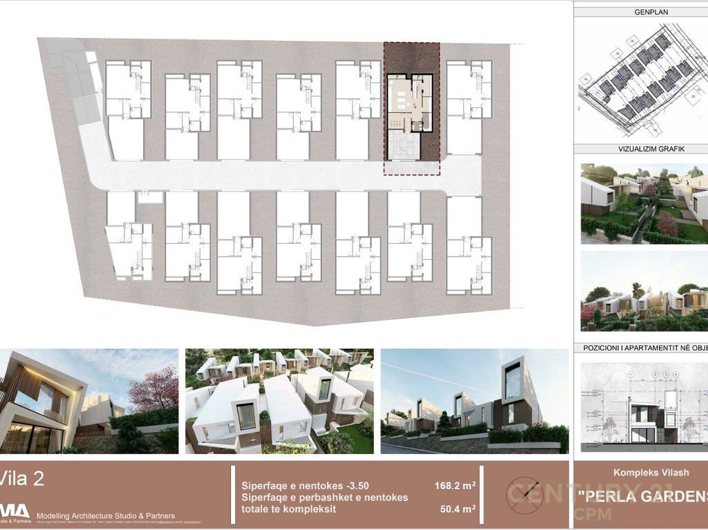 Shitet vilë 3 kateshe tek Perla Residence në Mjull - Bathore 750,000 €