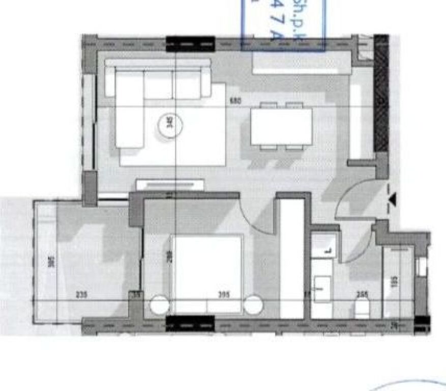 Apartment 1+1 for Sale Near 5 Maji