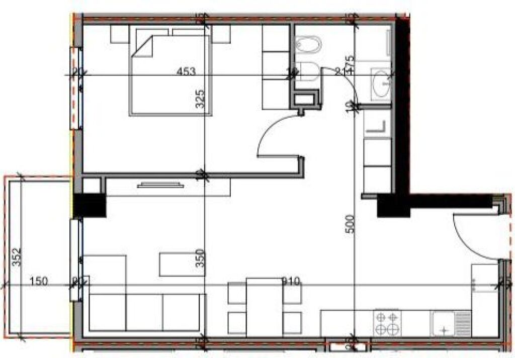 Apartament 1+1 per shitje tek Aluna Residence ne Paskuqan.