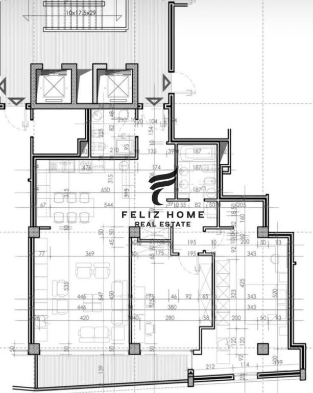 UFFICIO IN AFFITTO 131 M2 BLLOKU 2000 EURO FH-66003