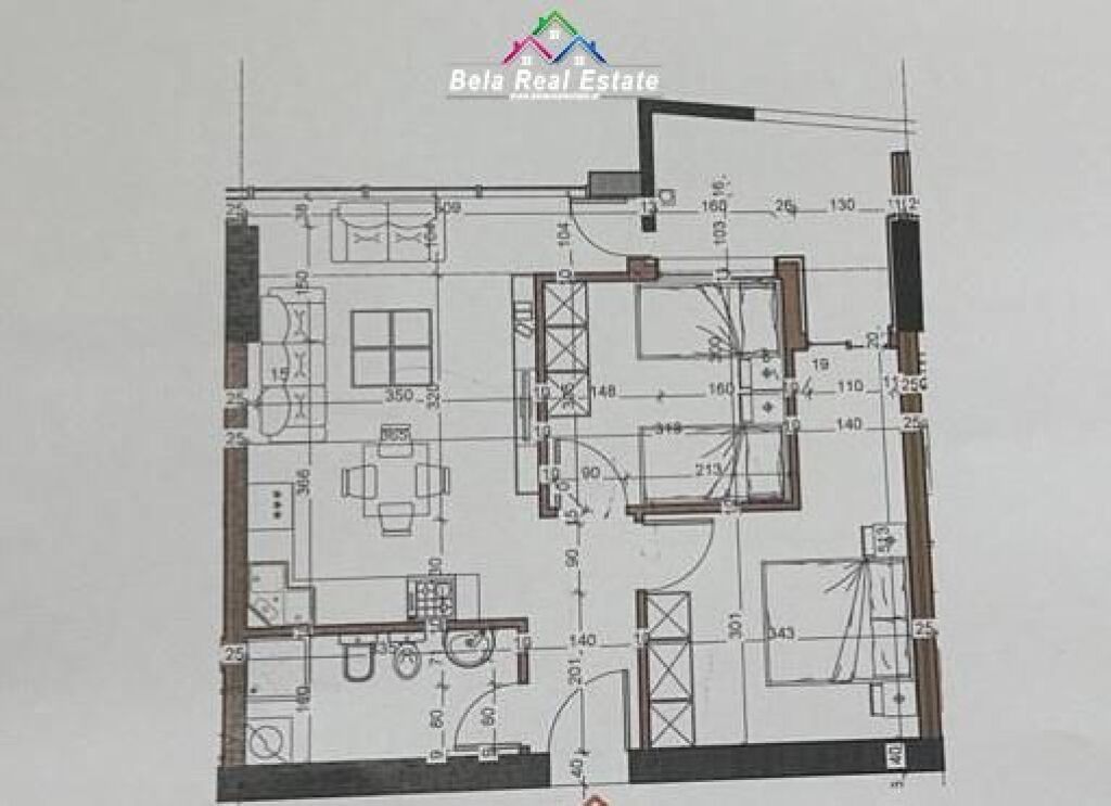 Apartment for sale 2+1 at the Golden Park Complex (ID B120824) Tirana