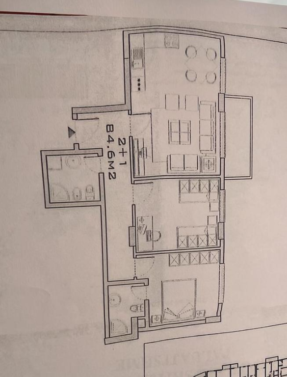 SHITET APARTAMENT 2+1+2 KOMPLEKSI ROMARIO, ASTIR! 149,000 € Sip. Totale  96m2
