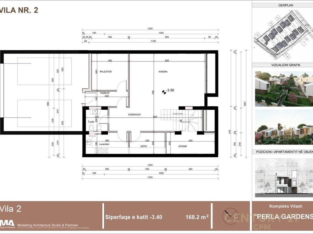 Shitet vilë 3 kateshe tek Perla Residence në Mjull - Bathore 750,000 €