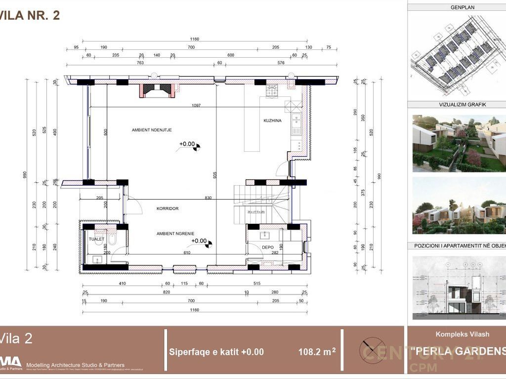 Shitet vilë 3 kateshe tek Perla Residence në Mjull - Bathore 750,000 €