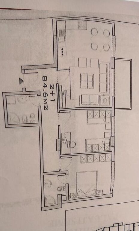 SHITET APARTAMENT 2+1+2 KOMPLEKSI ROMARIO, ASTIR! 149,000 € Sip. Totale  96m2