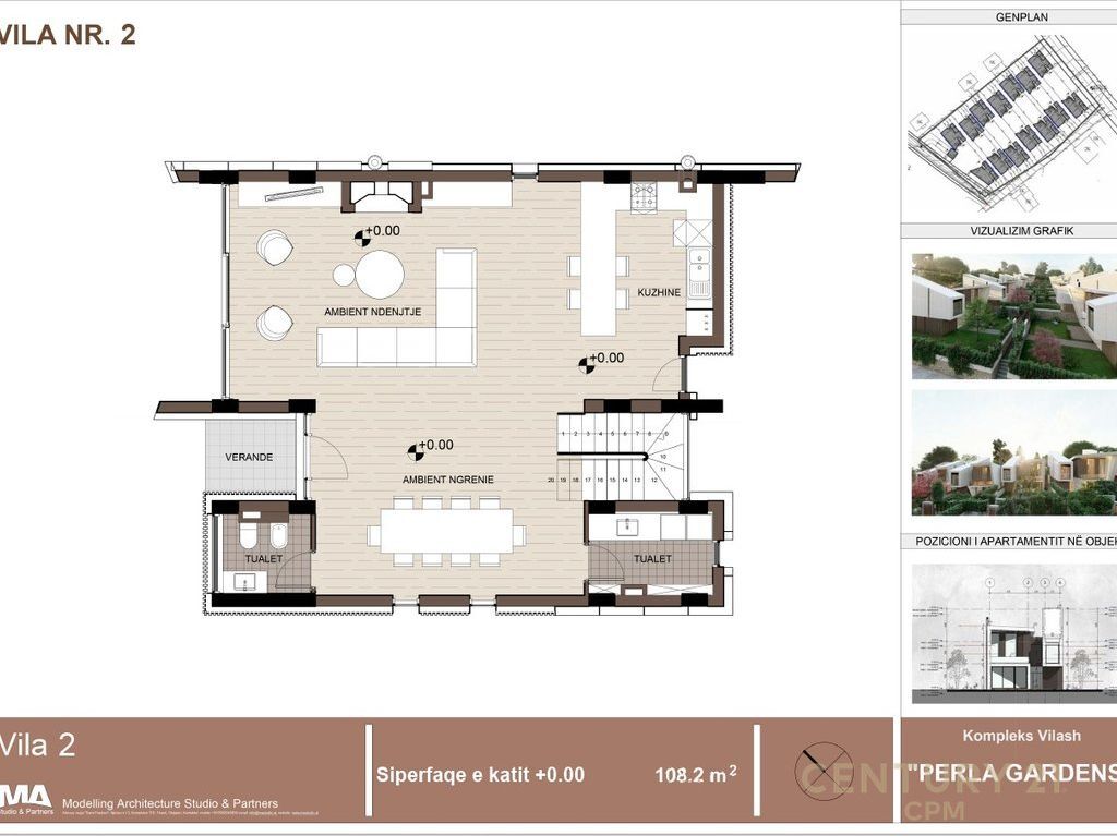 Shitet vilë 3 kateshe tek Perla Residence në Mjull - Bathore 750,000 €
