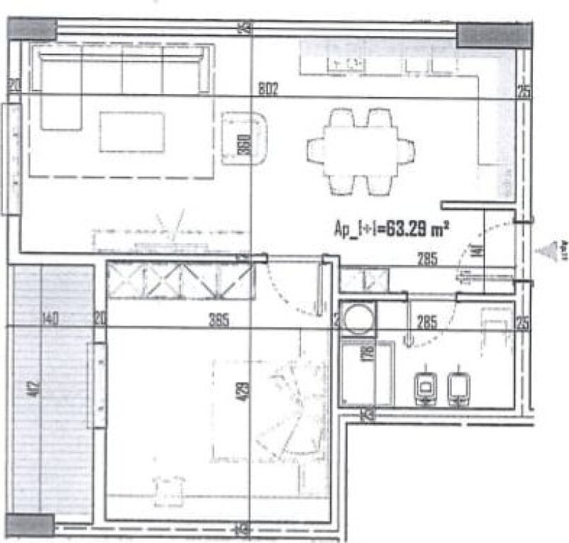 !! OCCASIONE !! VENDESI APPARTAMENTO 1+1 A PASKUQAN 76.503 EURO