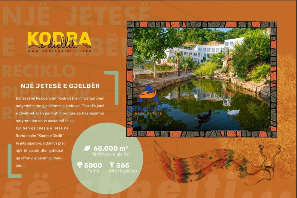 DUPLEX FOR SALE WITH POOL 4+1+YARD "KODRA E DIELLIT 2" 615,000 EURO