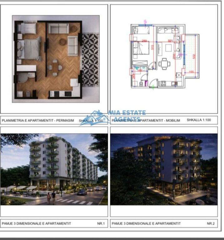 Apartment 1+1 for sale at ERDIAR Residence!!