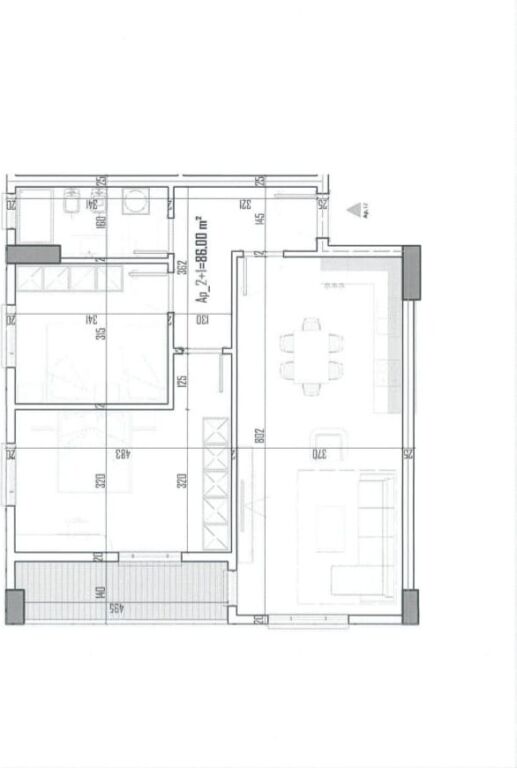 Apartment 2+1 for sale occasion Paskuqan