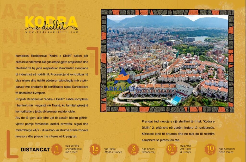 VILLA WITH POOL FOR SALE 3 FLOORS "KODRA E DIELLIT 1" 1,050,000 EURO