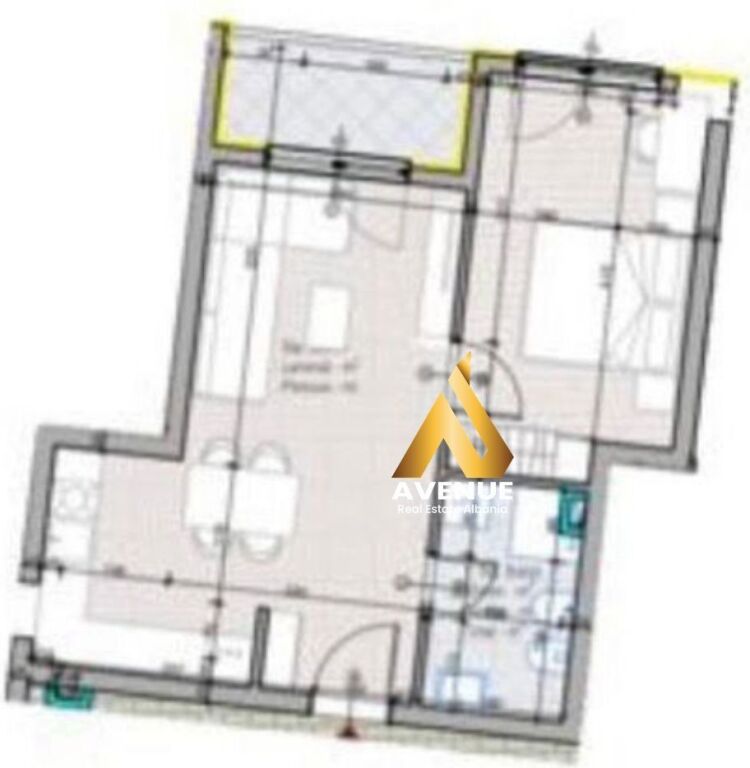 OKAZION ! APARTAMENT 1+1 RESIDENCA ALUNA PASKUQAN, TIRANE